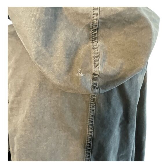 American Eagle Anorak‎ Utility Jacket Brown Full Zip Pockets Drawstring S - Picture 6 of 9